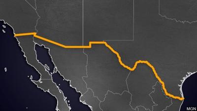 US Mexico border