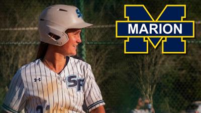 Marion grad Karris Rhine looking for new college softball home