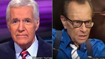 ALEX TREBEK, LARRY KING
