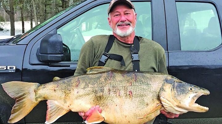 Record lake deals trout