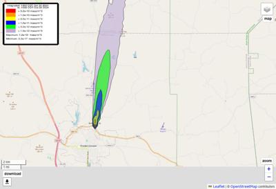 Fredericktown fire map