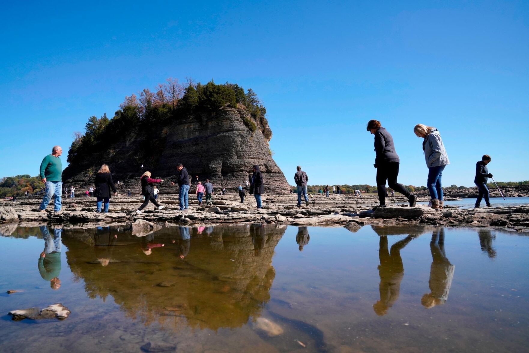 Water levels on the Mississippi River are plummeting for the