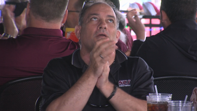 Saluki fans gather for watch party for SIU's NCAA Regional game