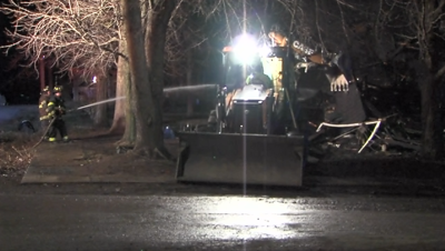 Crews battle early morning house fire