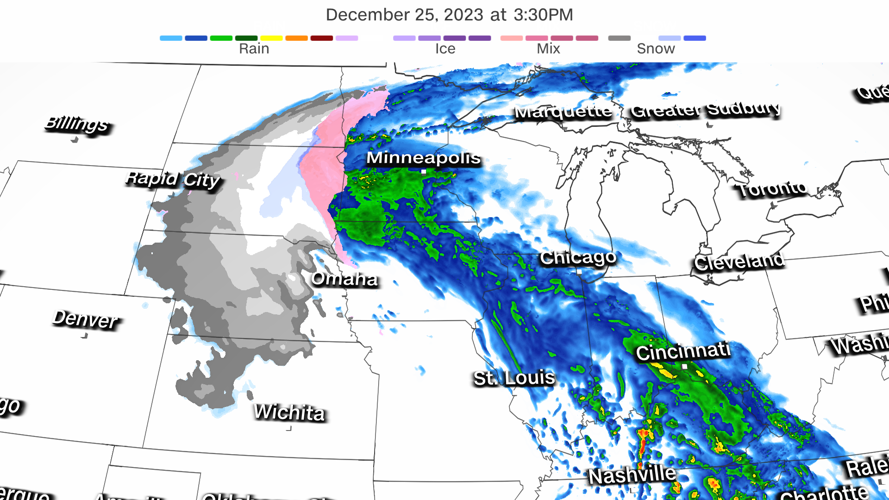 Blizzard expected to blast the US Plains and cause travel delays