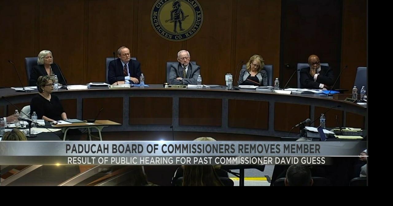 Paducah commissioner removed from office News