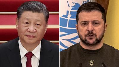 Chinese President Xi Jinping speaks with Ukraine's Zelensky for first time since Russia's invasion