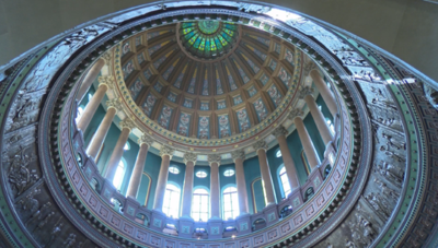 IL Capitol dome interior