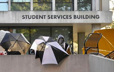 Pro-Palestinian protesters cleared from Cal State, L.A., building after barricading themselves in with staff still inside