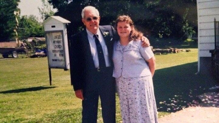 Jennifer Glodo and grandpa
