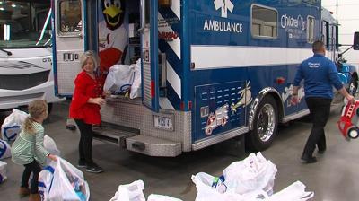 Local toy drive collects record number of gifts for kids in hospital