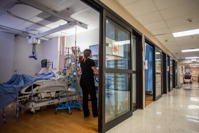 Hospitalization rates are down across the US, but these 8 states still have fewer than 15% of ICU beds available