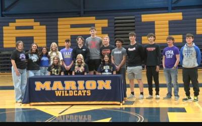 MARION HIGH SCHOOL SIGNING DAY