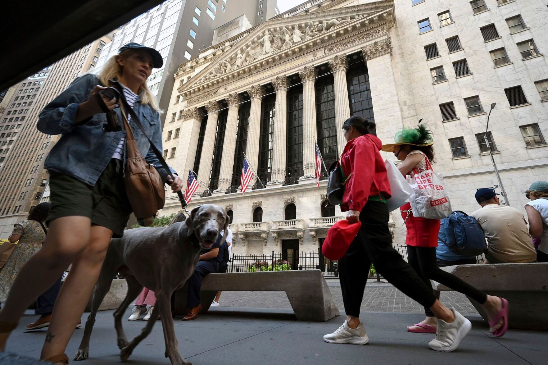 The Dow gets a big boost