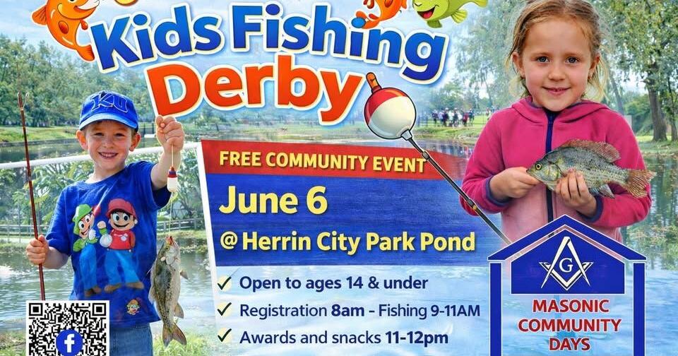Kids Fishing Derby set for Saturday in Herrin