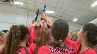 NCOE Volleyball heading to state tournament after downing Trico in straight sets