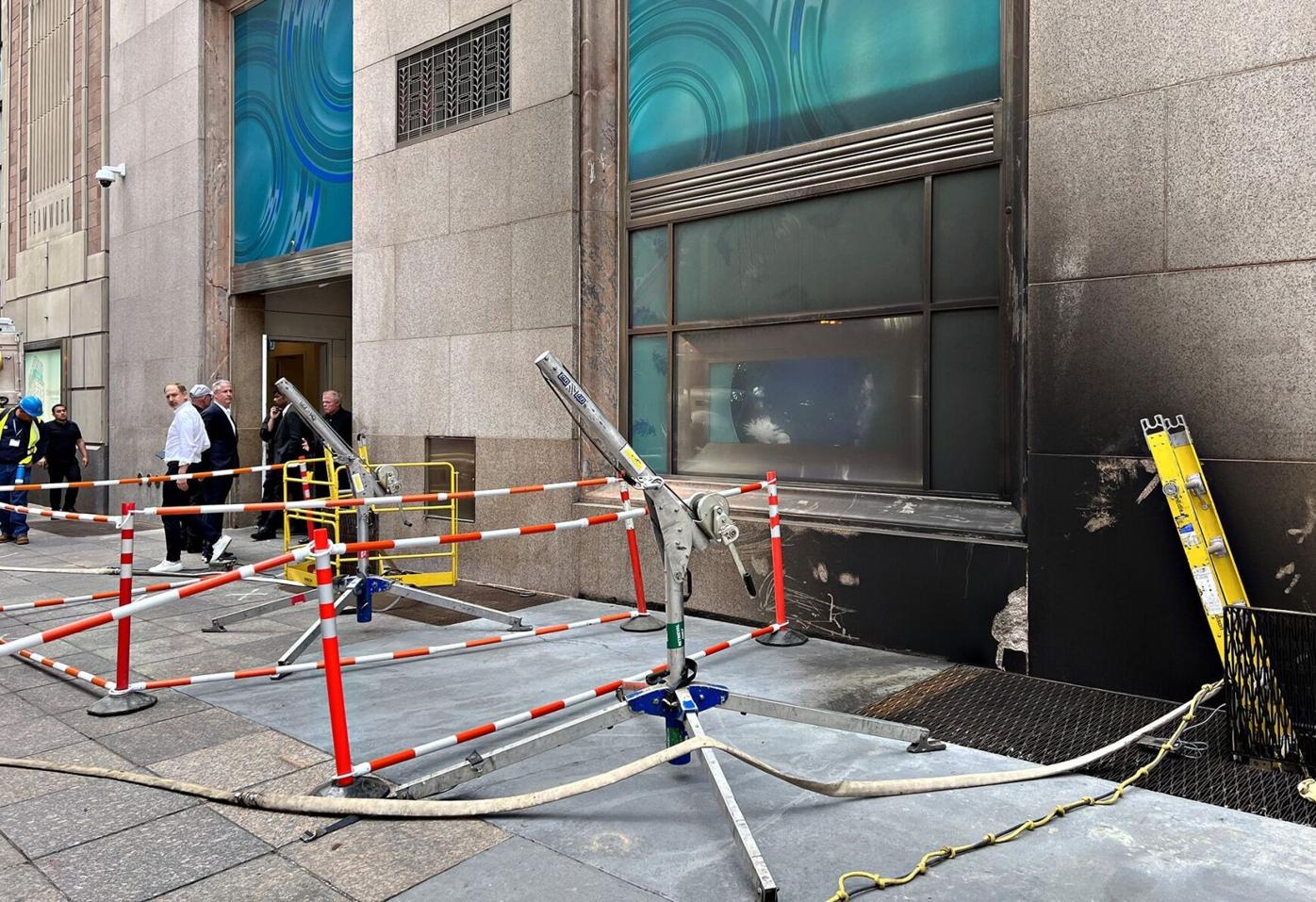 Firefighters battle blaze at Tiffany's flagship NYC store