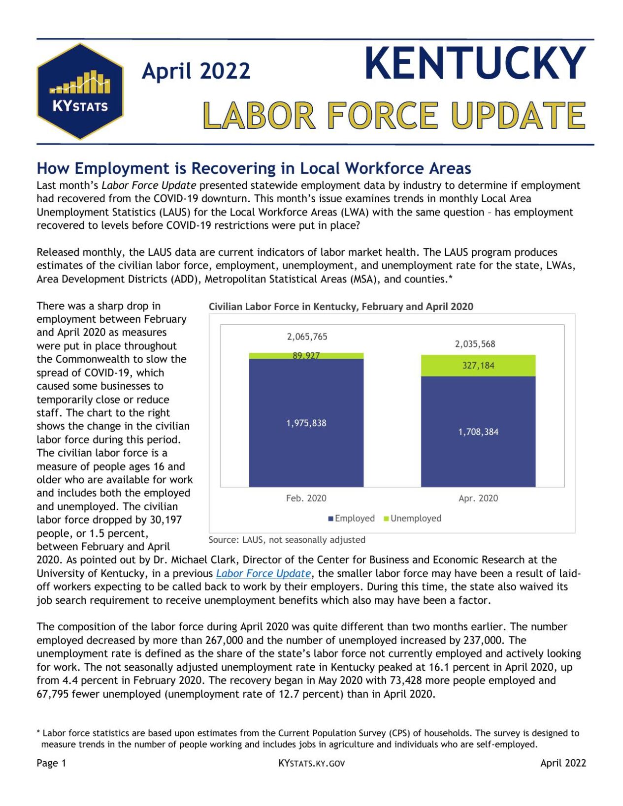 Kentucky reports lowest unemployment rate in state history News