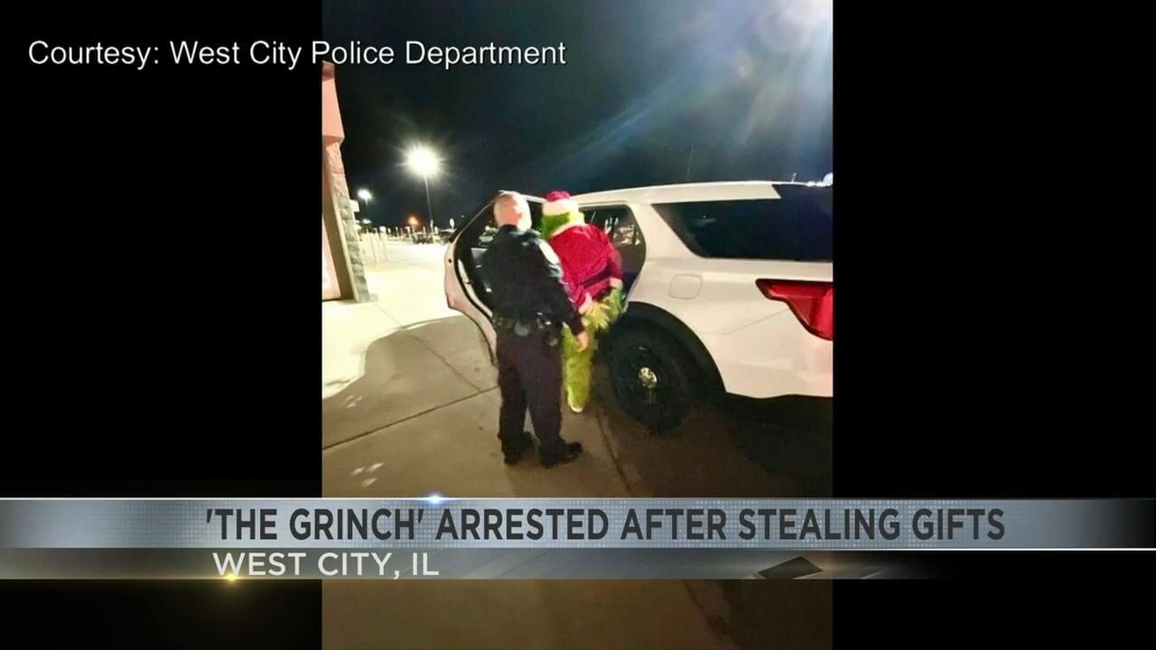 "The Grinch" Arrested In West City After Stealing Gifts | Video ...