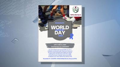 Rural Health, Inc. invites everyone for a walk on World Diabetes Day