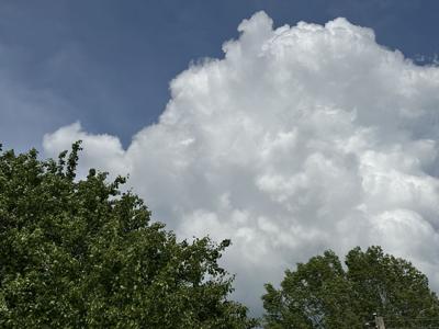 Cloudy skies