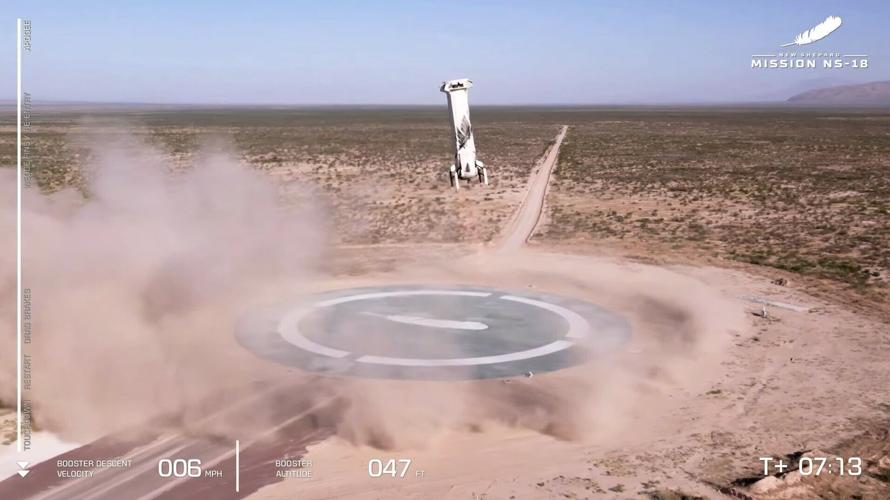 Blue Origin launches William Shatner, TV's Captain Kirk, into space