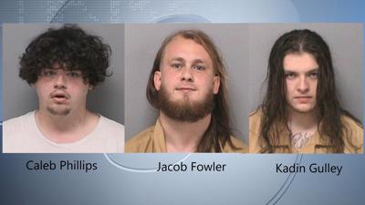 Caleb Phillips, Jacob Fowler and Kadin Gulley