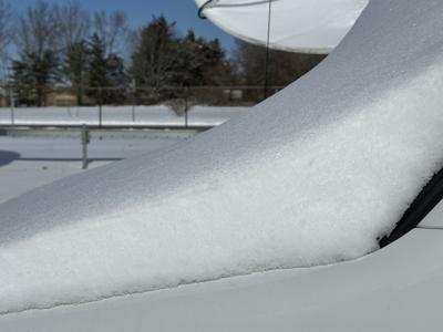 Snow on vehicle