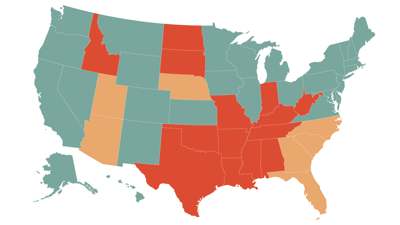 See where abortions are banned and legal — and where it’s still in limbo