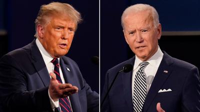 CNN Poll: Trump narrowly leads Biden in hypothetical rematch
