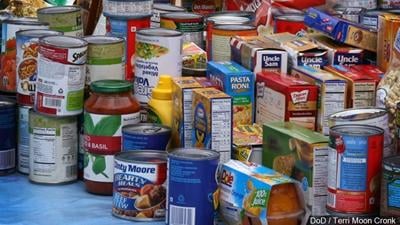 canned goods, food