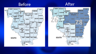 ISP investigation zones