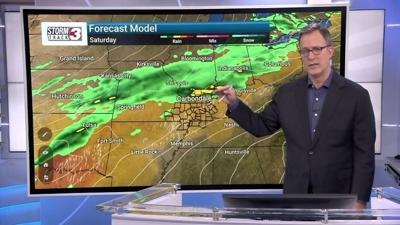 Saturday storms possible