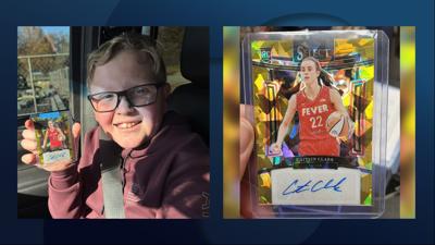 Kid and rookie card