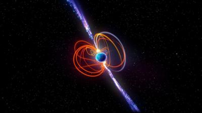 Unusual type of stellar object discovered beaming out radio waves