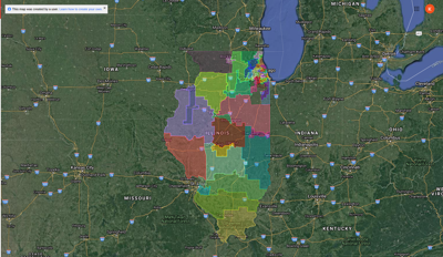 Illinois Senate Map