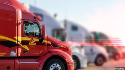 semi, truck