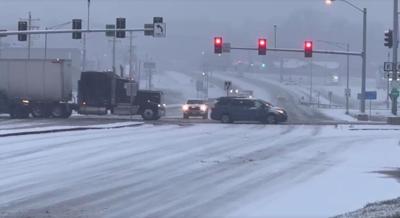 Cape Girardeau snowy roads