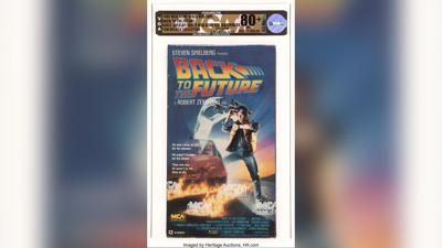 VHS copy of 'Back to the Future' sells for $75,000, setting a new auction record