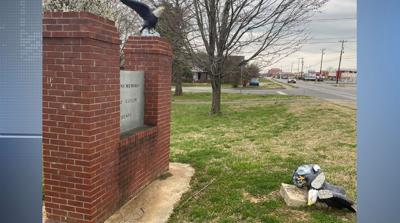 murray veteran’s memorial vandalism