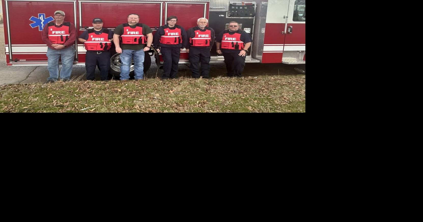 Firefighters at Fire Department buy safety vests Missouri
