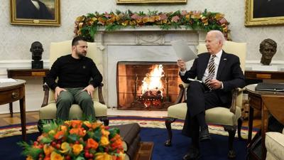 Biden and Zelenskiy