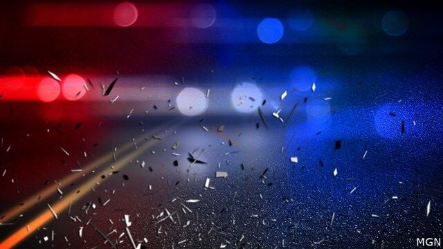 police, crash, lights