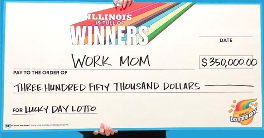 'Work Mom' wins $350K in Illinois Lottery