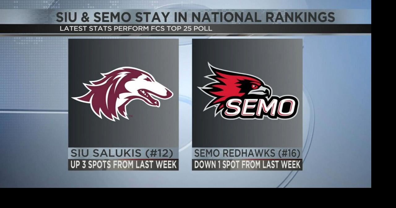 Siu And Semo Move In Latest Stats Perform Fcs Top 25 Poll Sports 