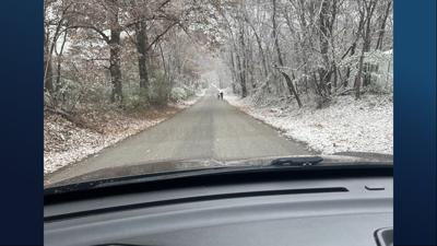 Snowy road