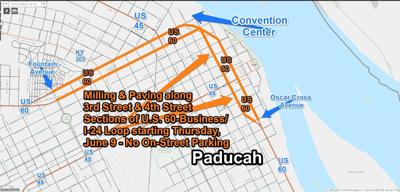 Paducah construction June 9 2022