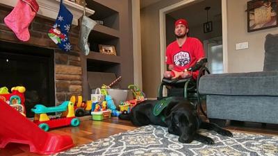 St. Louis veteran receives service dog 10 years after IED almost killed him