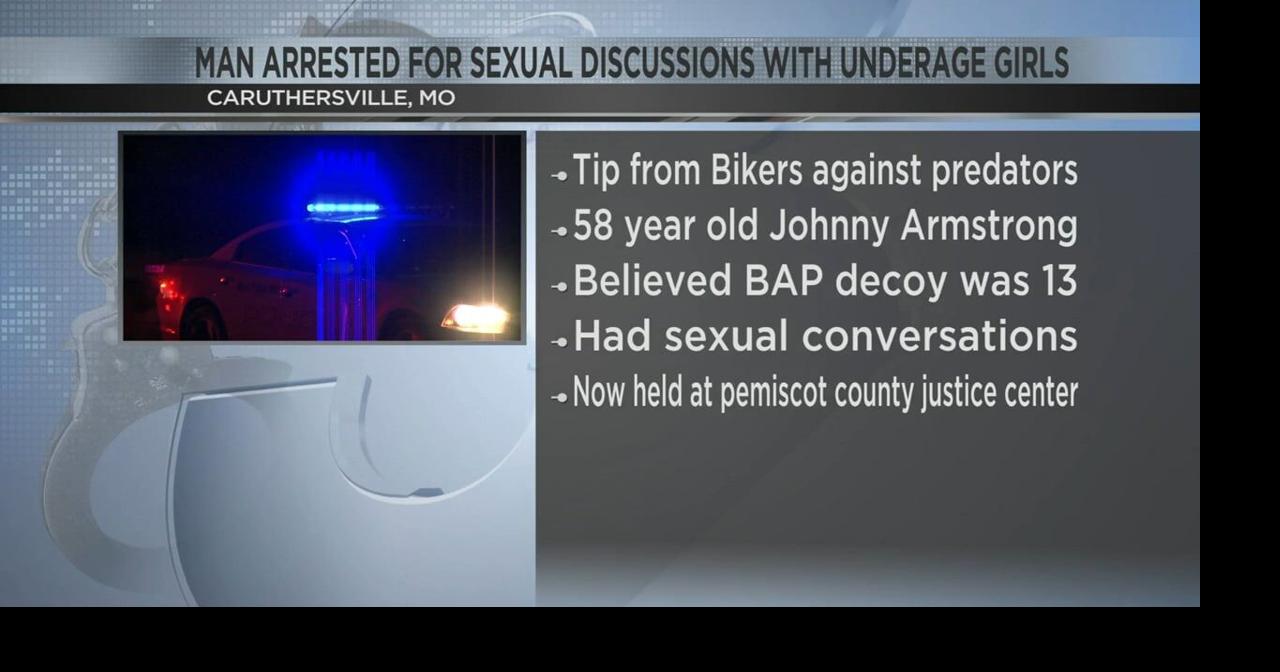 Man arrested for sexual discussions with underage girls in ...