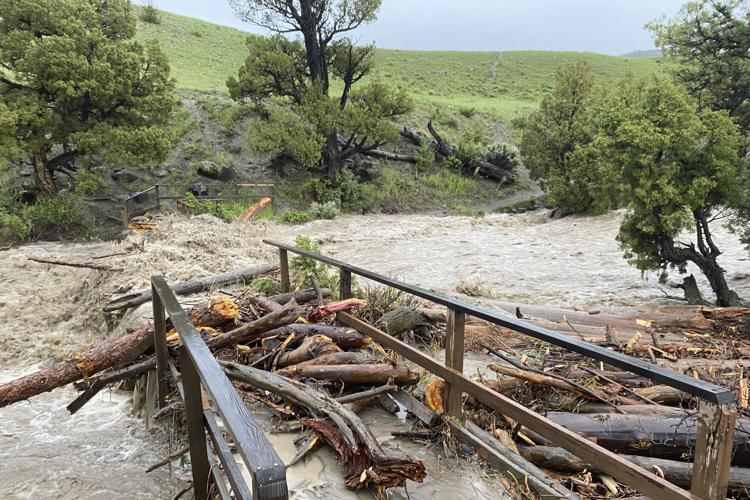 Unprecedented flooding conditions force Yellowstone National Park to close all entrances and leave locals trapped